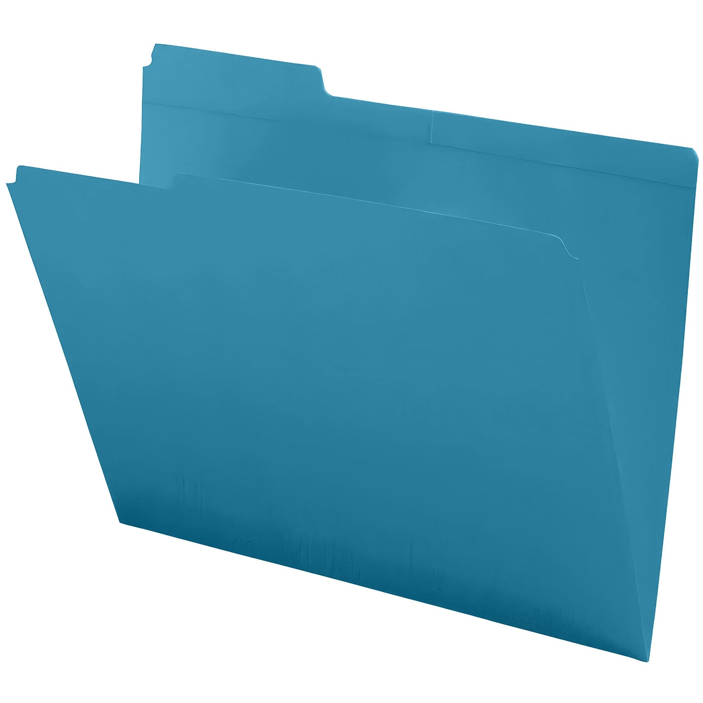 11 PT Colored Folders, 1/3 Cut Assorted Reinforced Top Tab, Letter Size (Box of 100)