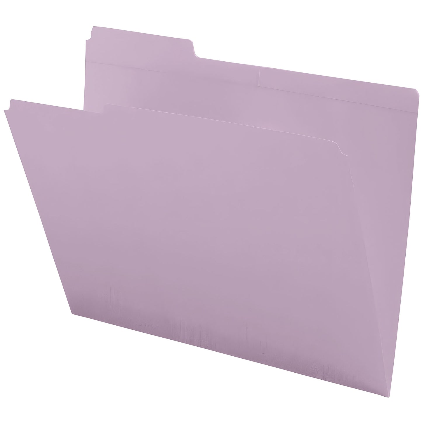 11 PT Colored Folders, 1/3 Cut Assorted Reinforced Top Tab, Letter Size (Box of 100)