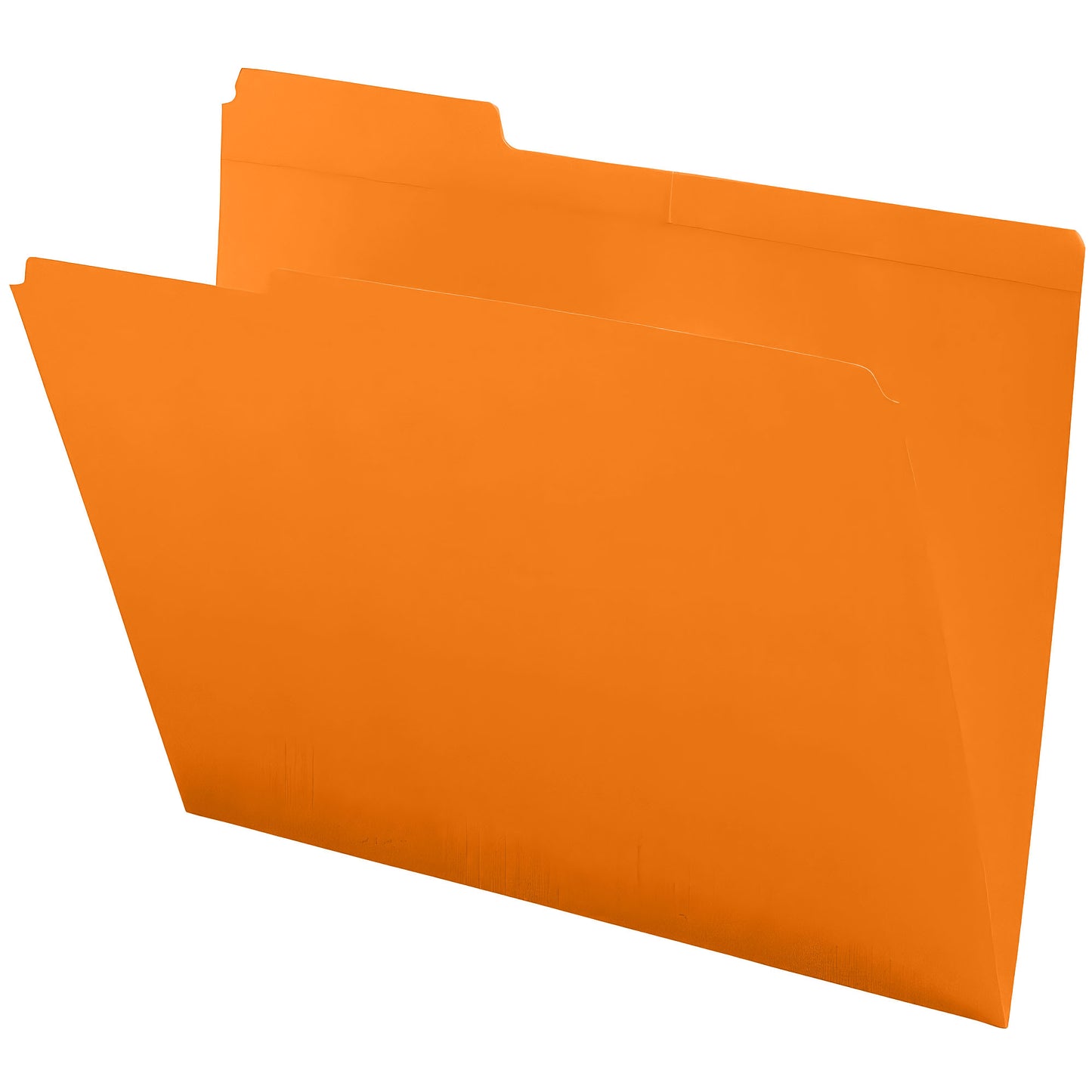 11 PT Colored Folders, 1/3 Cut Assorted Reinforced Top Tab, Letter Size (Box of 100)