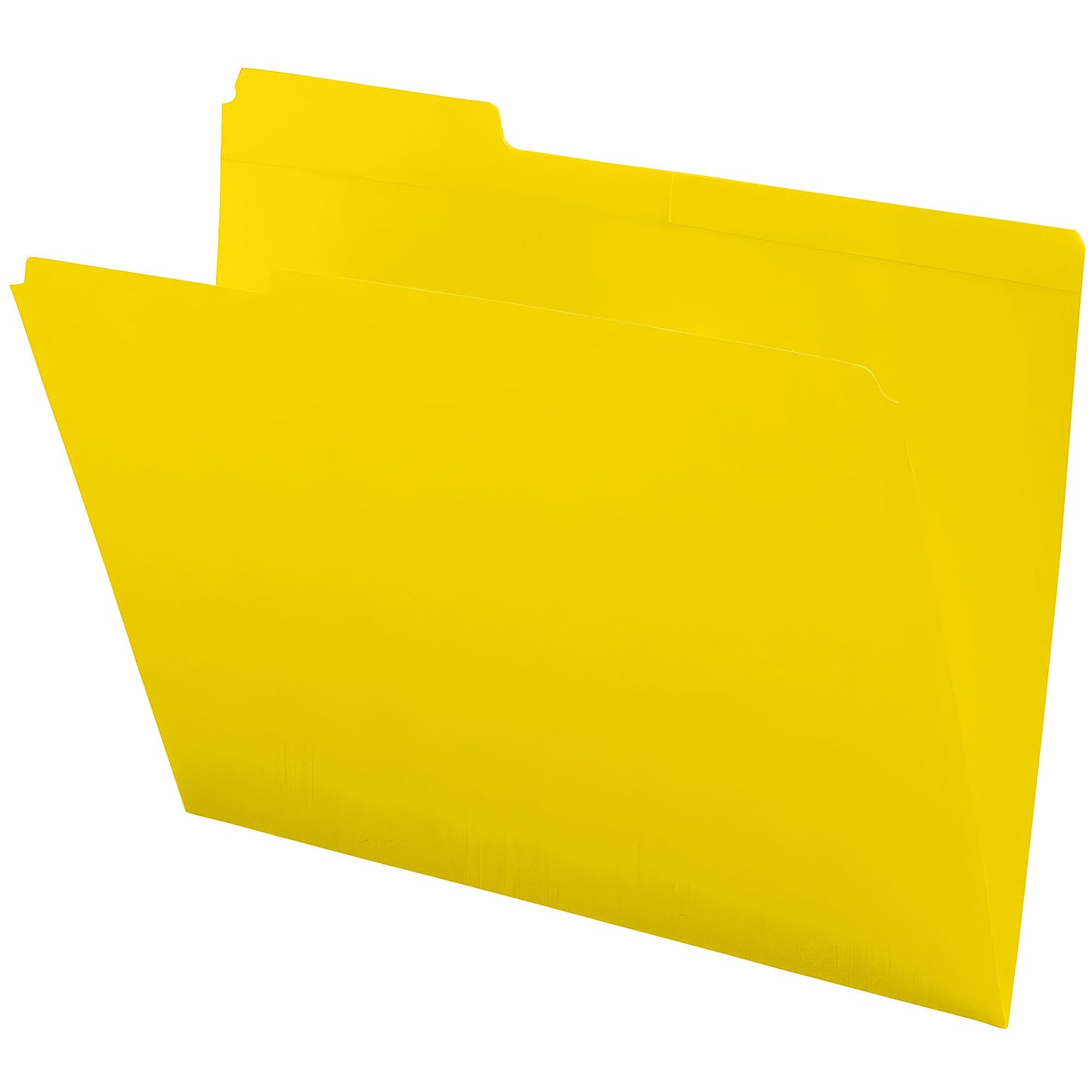 11 PT Colored Folders, 1/3 Cut Assorted Reinforced Top Tab, Letter Size (Box of 100)