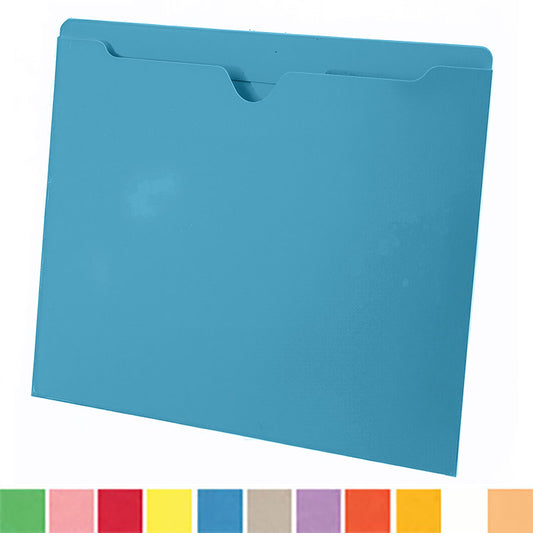 11 pt Color Pocket Folder, Letter Size (Box of 100)