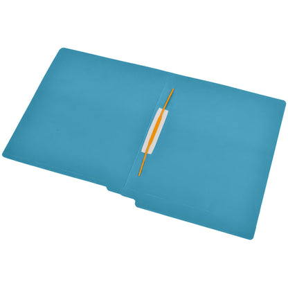 11 pt Colored Folders, Full Cut 2-Ply End Tab, Letter Size, Docuclip Fastener Pos #5 (Box of 50)