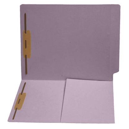14 pt Color Folders, Full Cut End Tab, Letter Size, 1/2 Pocket Inside Front, Fastener Pos #1 & #3 (Box of 50)