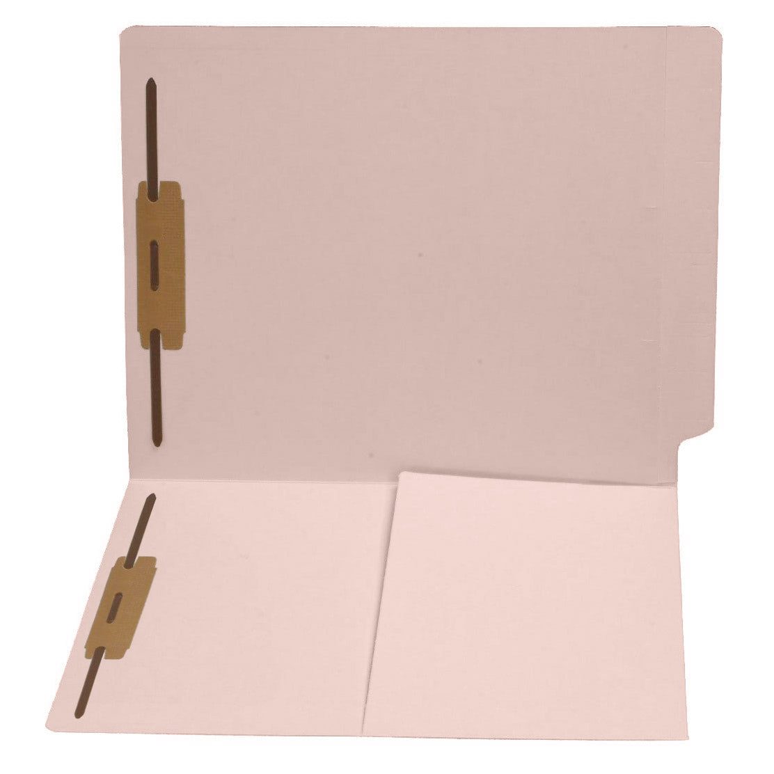14 pt Color Folders, Full Cut End Tab, Letter Size, 1/2 Pocket Inside Front, Fastener Pos #1 & #3 (Box of 50)