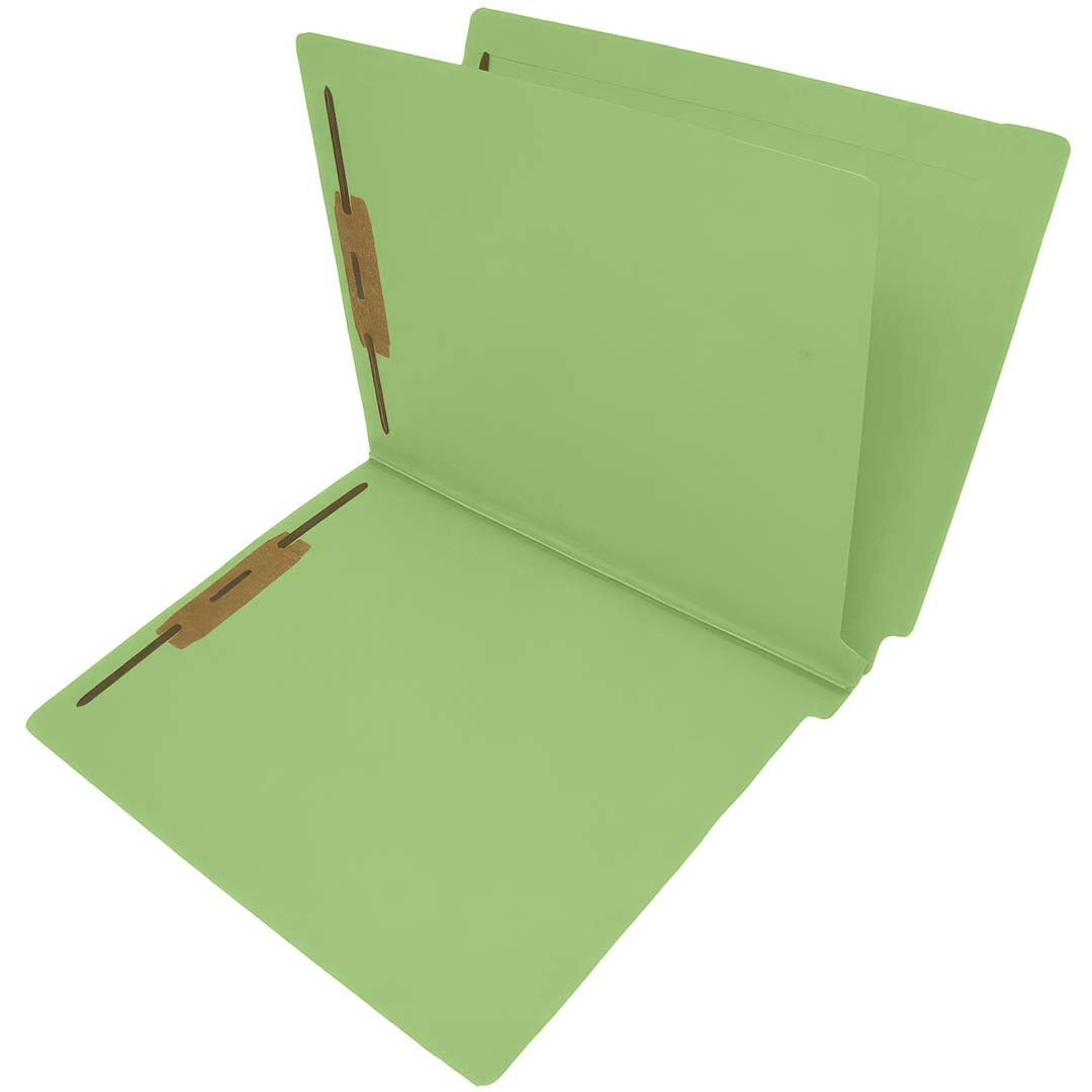 14 Pt. Color Folders, 2" Expansion, Full Cut End Tab, Letter Size, 1 Divider (Box of 25)