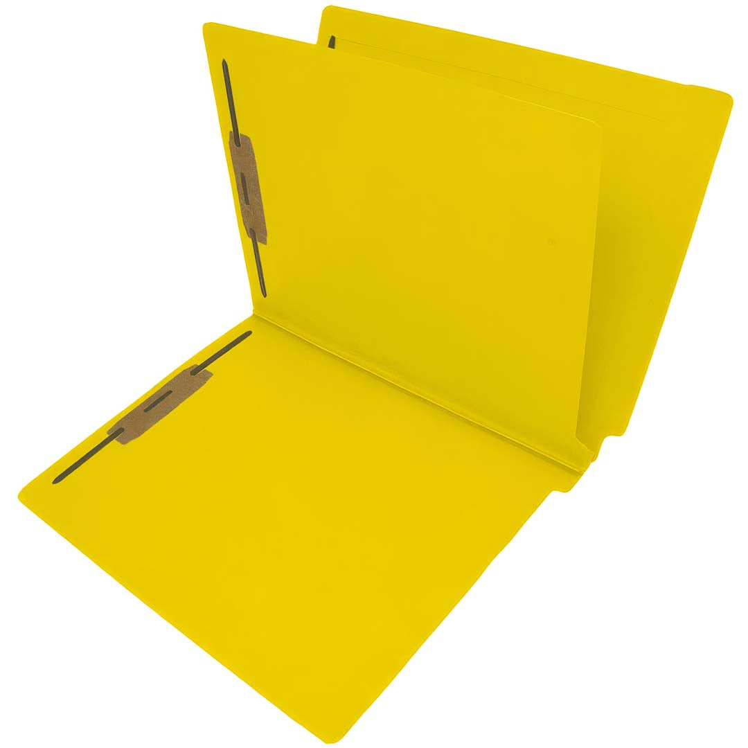 14 Pt. Color Folders, 2" Expansion, Full Cut End Tab, Letter Size, 1 Divider (Box of 25)
