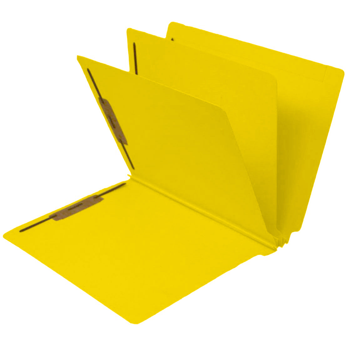 14 Pt Color Folders, 3" Expansion, Full Cut End Tab, Letter Size, 2 Dividers (Box of 15)