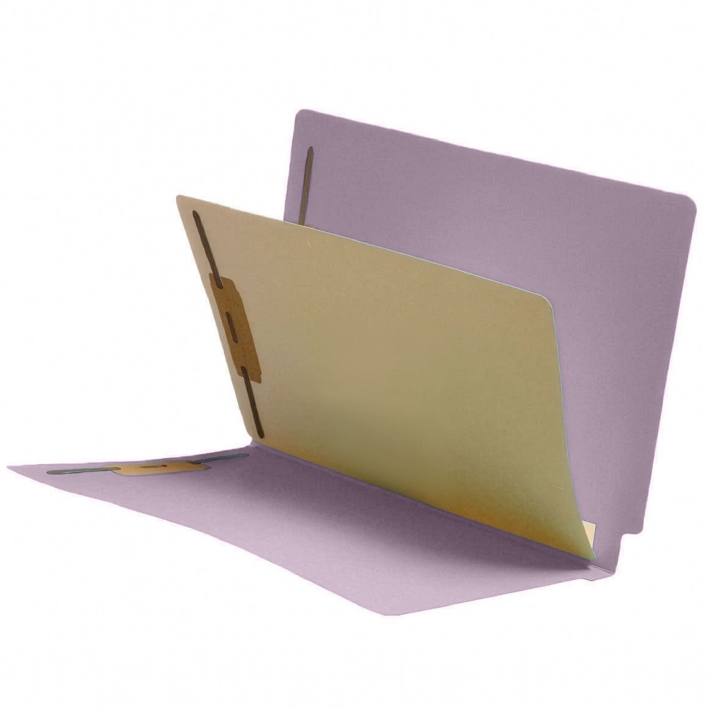 14 Pt. Color Folders, Full Cut End Tab, Letter Size, 1 Divider (Box of 40)