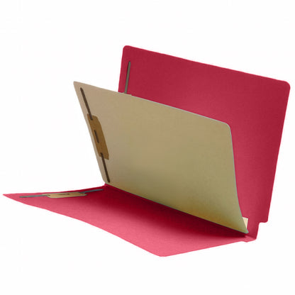 14 Pt. Color Folders, Full Cut End Tab, Letter Size, 1 Divider (Box of 40)
