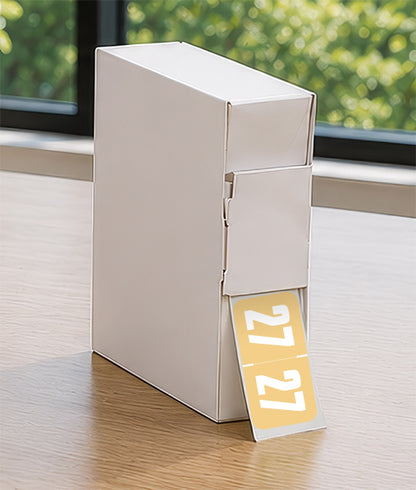 Safeguard Year 27 Labels, 3/4" X 1-1/2" Laminated- Roll of 500