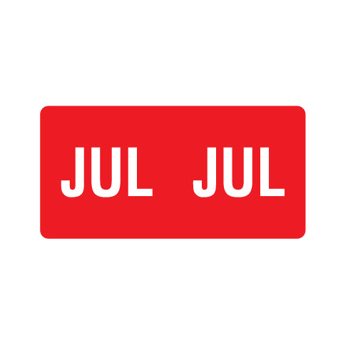 Smead ETS JULY Month Labels 1/2" X 1" Laminated - Pack of 250