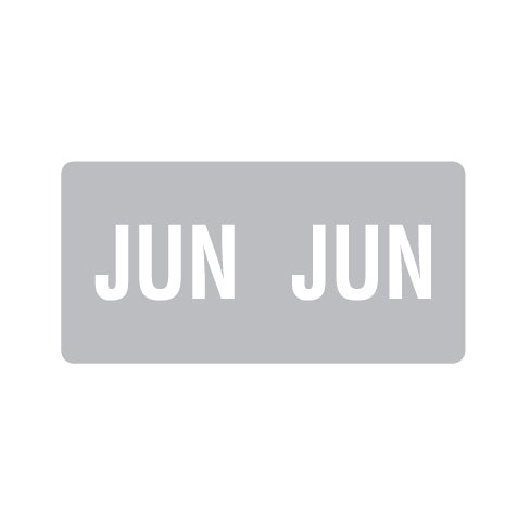 Smead ETS JUNE Month Labels 1/2" X 1" Laminated - Pack of 250