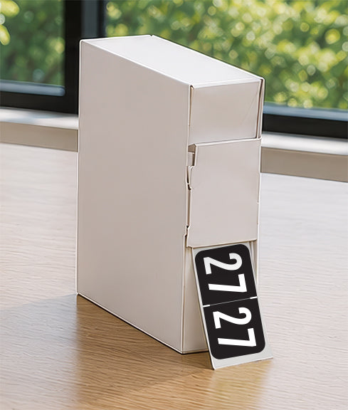 Sav-Tyme Year 27 Labels, 3/4" X 1-1/2" Laminated- Roll of 500
