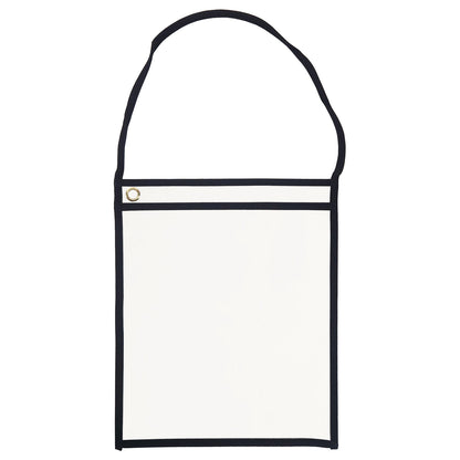 Hanging Plastic Work Order Holders 11" x 13-1/4" for Repair or Job Tickets - Clear Back (Box of 25)