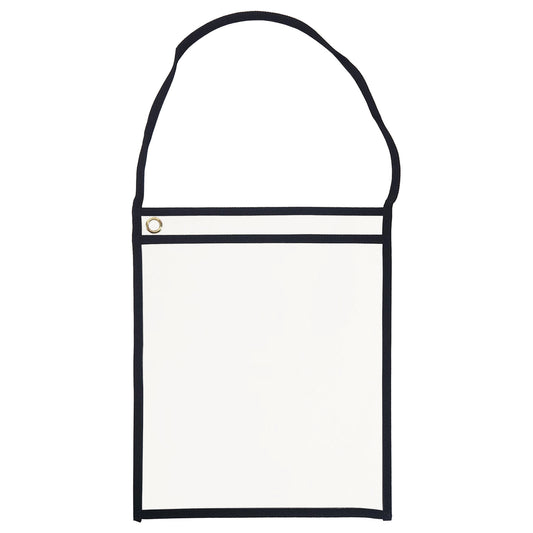 Hanging Plastic Work Order Holders 11" x 13-1/4" for Repair or Job Tickets - Clear Back (Box of 25)