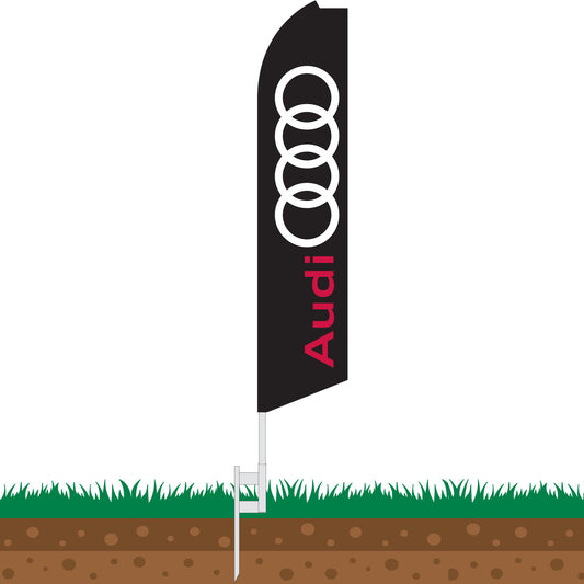 Audi Swooper Feather Flag
