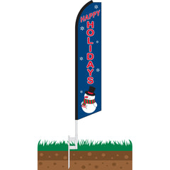 Holiday Swooper Feather Flags