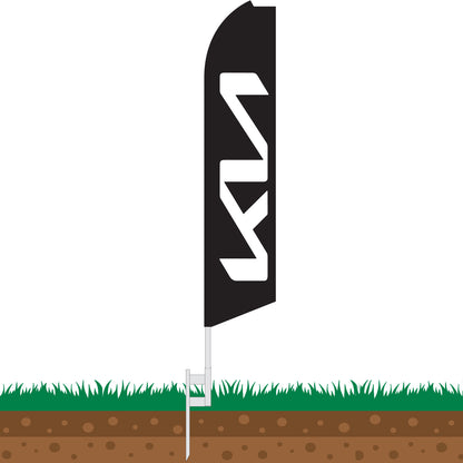 Kia Swooper Feather Flag