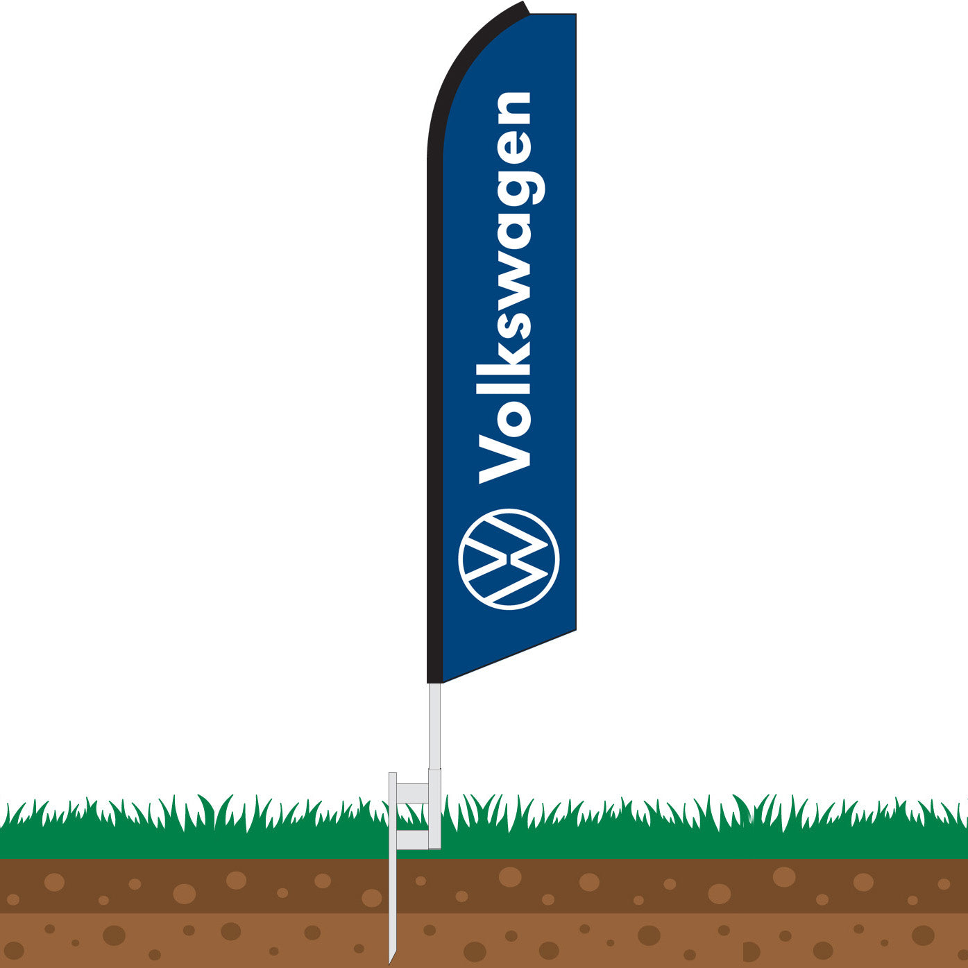 Volkswagen Swooper Feather Flag