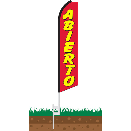 Abierto Swooper Feather Flag