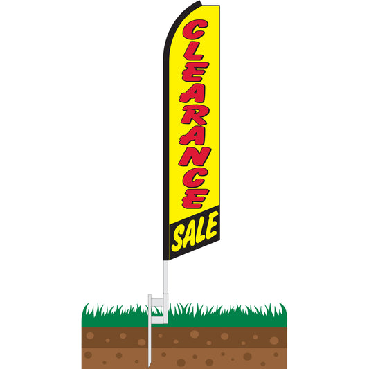 Clearance Sale Swooper Feather Flag
