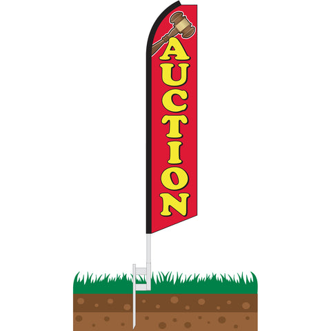 Auction Swooper Feather Flag