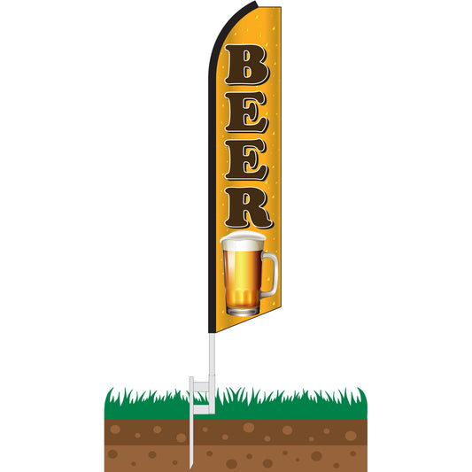 Beer Swooper Feather Flag