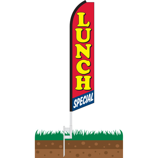 Lunch Special Swooper Feather Flag