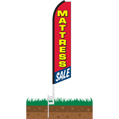 Mattress Sale Swooper Feather Flag