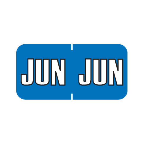 Sycom SYET JUNE Month Labels 3/4" X 1-1/2" Laminated - Pack of 252
