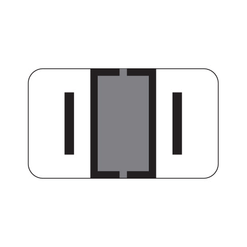 Traco "I" Labels 15/16" X 1-5/8" Laminated- Roll of 500