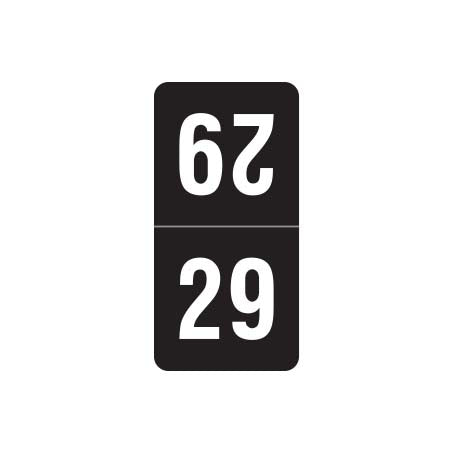 Smead Top Tab Year 29 Labels, 1" X 1/2" Laminated- Roll of 500