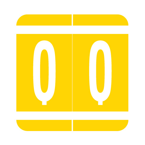 GBS Alpha "Q" Labels, 1.3" x 1-1/4" Laminated- Pack of 200