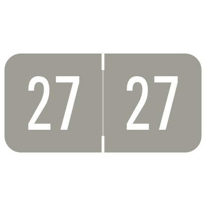 GBS/VRE Year 27 Labels, 3/4" X 1-1/2" - Roll of 500