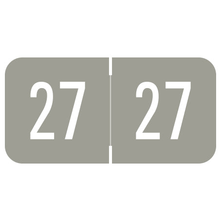 GBS/VRE Year 27 Labels, 3/4" X 1-1/2" - Roll of 500