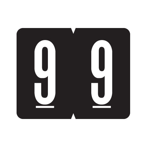 GBS VSNM "9" Labels 1" X 1-1/4" Laminated- Roll of 500