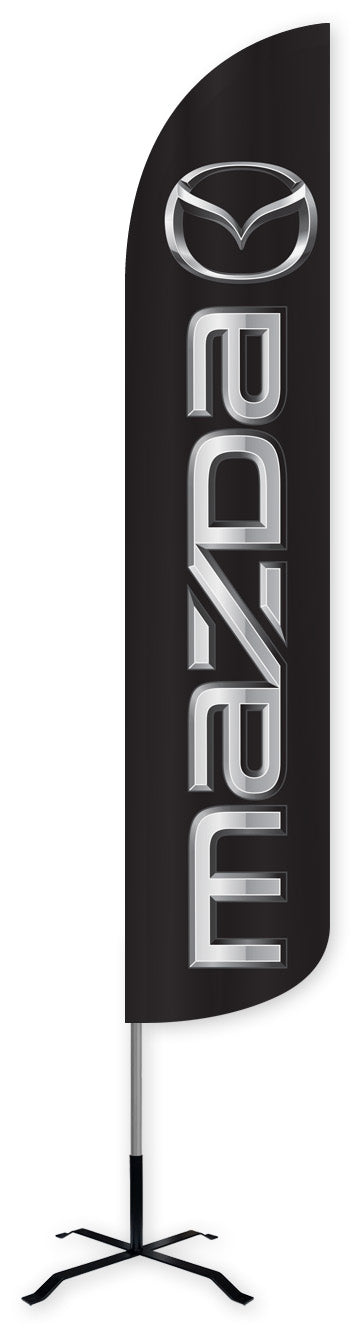 Mazda Wind-Free Feather Flag