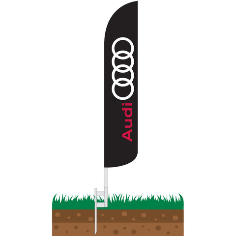 Audi Wind-Free Feather Flag