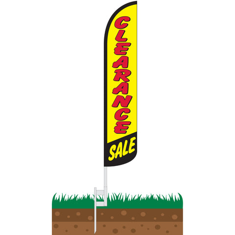 Clearance Sale Wind-Free Feather Flag