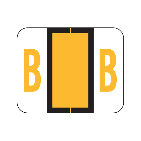 Tab 1283 "B" Labels 1" X 1-1/4" Vinyl- Roll of 500