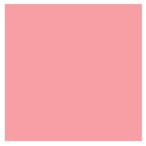 Ames Solid Pink Labels, Unlaminated Stock, 1-7/8" X 1-7/8"- Roll of 500