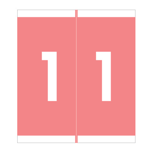 Barkley NAVM "1" Labels 1-11/16" X 1-1/2" Laminated- Roll of 500