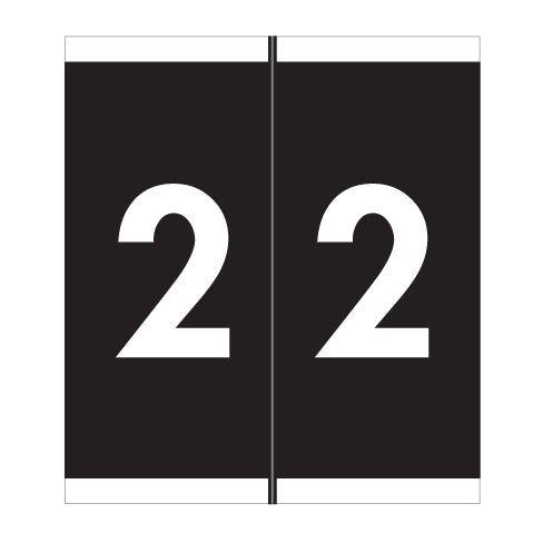 Barkley NAVM "2" Labels 1-11/16" X 1-1/2" Laminated- Roll of 500