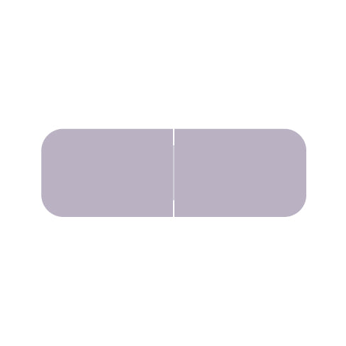 Barkley Solid Lavender Labels, Laminated 1/2" X 1-1/2"- Roll of 500