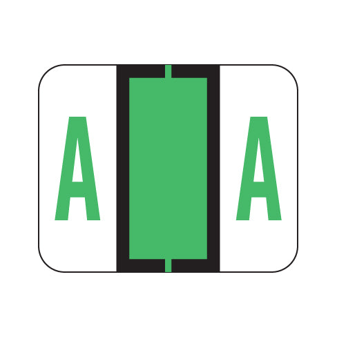 File Doctor "A" Labels 1" X 1-1/4" Vinyl- Roll of 500