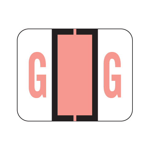 File Doctor "G" Labels 1" X 1-1/4" Vinyl- Roll of 500