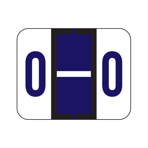 File Doctor "O" Labels 1" X 1-1/4" Vinyl- Roll of 500