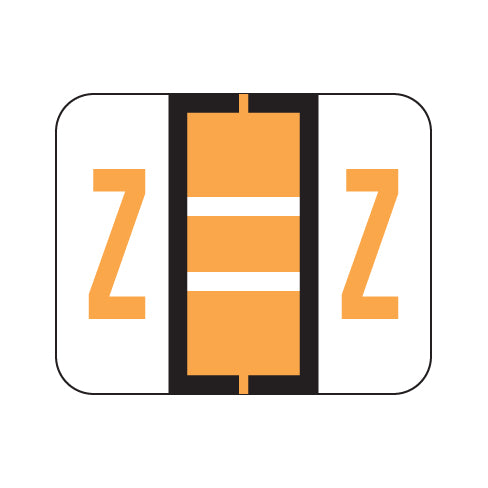 File Doctor "Z" Labels 1" X 1-1/4" Vinyl- Roll of 500