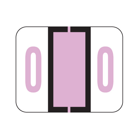 File Doctor "0" Labels 1" X 1-1/4" Vinyl- Roll of 500