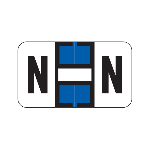 Jeter 2800 "N" Labels 15/16" X 1-5/8" Laminated- Roll of 500